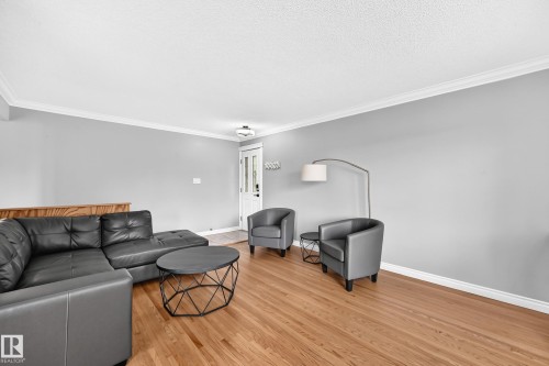 7916 130 Avenue Nw, Edmonton, AB - Indoor Photo Showing Living Room
