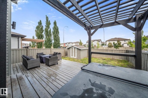 Deck - 6 Sedona Place, Fort Saskatchewan, AB - Outdoor With Deck Patio Veranda With Exterior