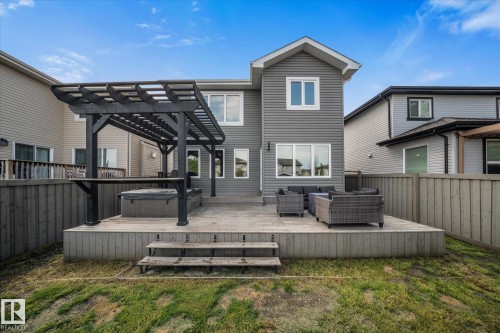 Back house - 6 Sedona Place, Fort Saskatchewan, AB - Outdoor With Deck Patio Veranda
