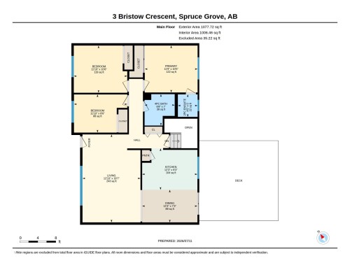 Floor plan - 3 Bristow Crescent, Spruce Grove, AB - Other