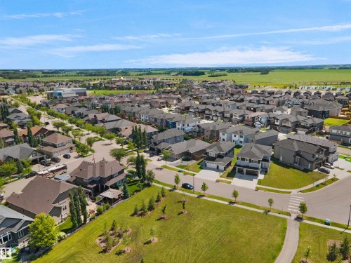 Expansive residential development featuring a variety of architectural styles and ample green spaces - 5802 Soleil Boulevard, Beaumont, AB 