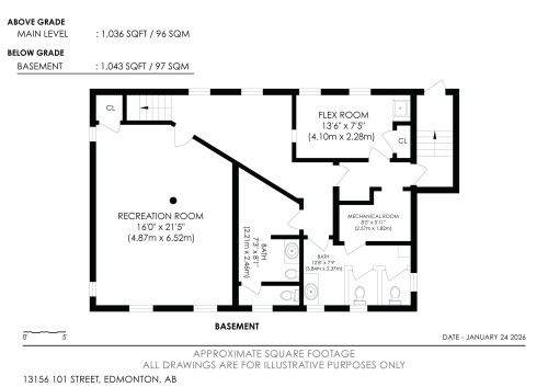 Floor plan - 13156 101 St Nw, Edmonton, AB 