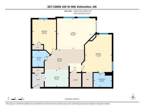 Floor plan - #207 10606 102 Av Nw, Edmonton, AB 