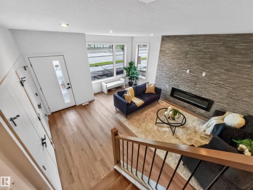 8711 149 Street Nw, Edmonton, AB - Indoor With Fireplace