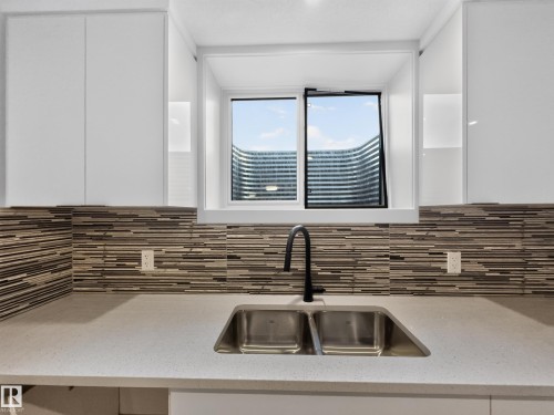 8711 149 Street Nw, Edmonton, AB - Indoor Photo Showing Kitchen With Double Sink
