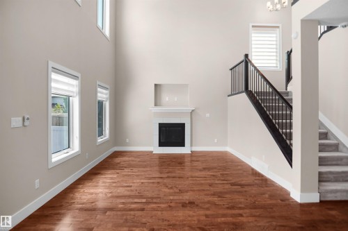 16539 132 Street Nw, Edmonton, AB - Indoor Photo Showing Other Room With Fireplace