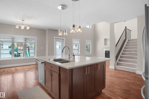 16539 132 Street Nw, Edmonton, AB - Indoor Photo Showing Kitchen With Double Sink