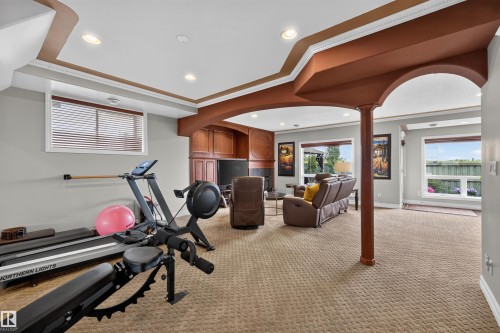 1751 Haswell Cove Nw, Edmonton, AB - Indoor Photo Showing Gym Room