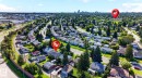 Residential neighborhood featuring extensive tree canopy, paved roads, and consistent property sizes - 16152 110B Avenue Nw, Edmonton, AB  - Outdoor With View 