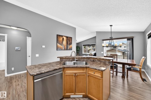 312 Gibb Close Nw, Edmonton, AB - Indoor Photo Showing Kitchen With Double Sink