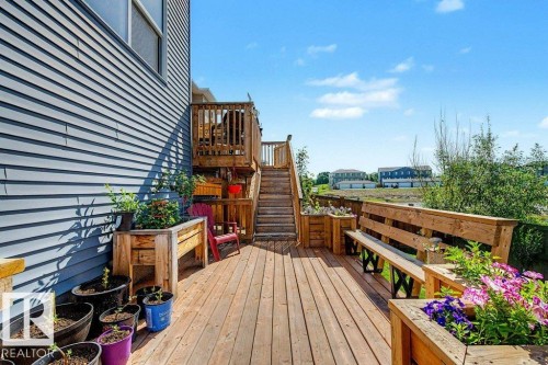 243 Brickyard Cove, Stony Plain, AB - Outdoor With Deck Patio Veranda