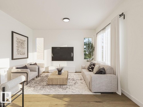 #55 3270 Chernowski Wy Sw, Edmonton, AB - Indoor Photo Showing Living Room