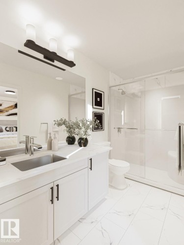 #55 3270 Chernowski Wy Sw, Edmonton, AB - Indoor Photo Showing Bathroom