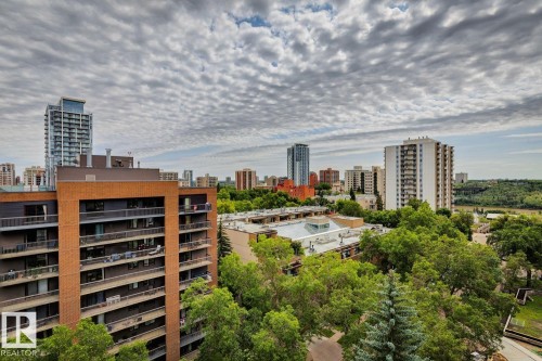 #1107 9930 113 St Nw, Edmonton, AB - Outdoor With Balcony With View