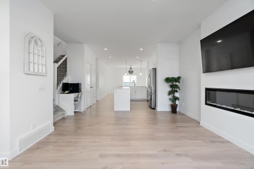 2644 192 Street Nw, Edmonton, AB - Indoor Photo Showing Living Room With Fireplace
