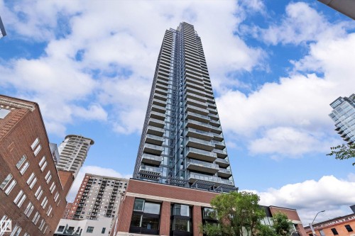 #702 10180 103 St Nw, Edmonton, AB - Outdoor With Balcony With Facade