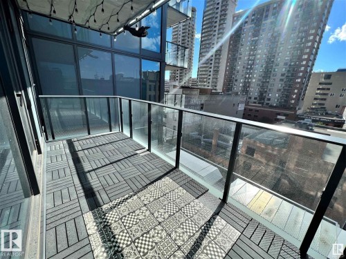 #702 10180 103 St Nw, Edmonton, AB - Outdoor With Balcony