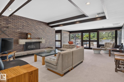 59 Westbrook Drive Nw, Edmonton, AB - Indoor With Fireplace