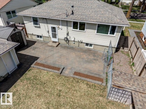 Expansive paver patio offering significant outdoor living space - 8511 64 Avenue, Edmonton, AB - Outdoor With Exterior