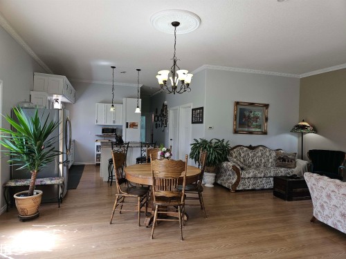 with kitchen and part of Living room - 56320 Range Road 102A, Rural St. Paul County, AB - Indoor