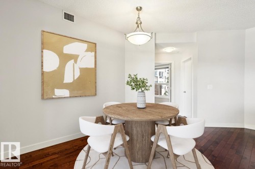 #217 10523 123 St Nw, Edmonton, AB - Indoor Photo Showing Dining Room