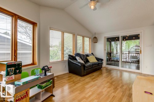 4024 121 St, Edmonton, AB - Indoor Photo Showing Living Room
