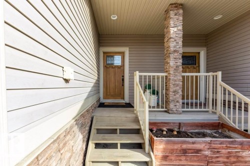 #134 5420 Grant Macewan Bv, Leduc, AB - Outdoor With Deck Patio Veranda