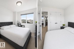 Bedroom featuring white walls and neutral carpet - 