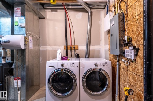 #17 7503 Getty Ga Nw, Edmonton, AB - Indoor Photo Showing Laundry Room