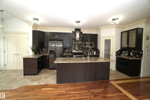 10224 90 Street Nw, Edmonton, AB - Indoor Photo Showing Kitchen With Double Sink