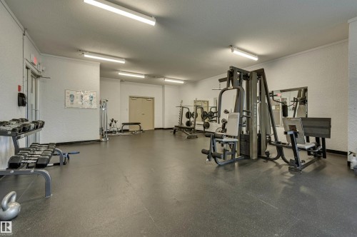 #709 11307 99 Av Nw, Edmonton, AB - Indoor Photo Showing Gym Room