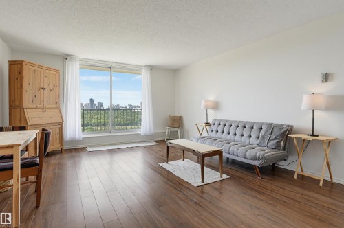 #709 11307 99 Av Nw, Edmonton, AB - Indoor Photo Showing Living Room
