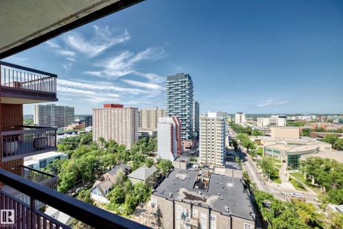 #1802 11027 87 Av Nw, Edmonton, AB - Outdoor With Balcony With View