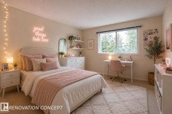 AI Renovation Concept (Not Actual Condition): Digitally enhanced image illustrating potential updates and furnishings. Refer to the preceding photos for the property's current condition. - 