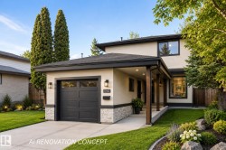 AI Renovation Concept (Not Actual Condition): Digitally enhanced image illustrating potential updates and furnishings. Refer to the preceding photos for the property's current condition. - 