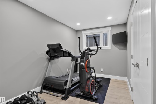 3911 67 Street Nw, Edmonton, AB - Indoor Photo Showing Gym Room
