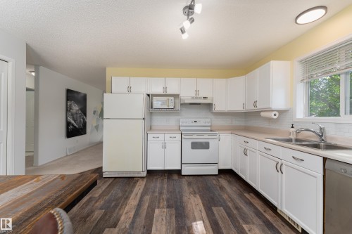 2216 134 Avenue Nw, Edmonton, AB - Indoor Photo Showing Kitchen With Double Sink