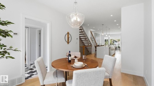 10964 123 Street Nw, Edmonton, AB - Indoor Photo Showing Dining Room