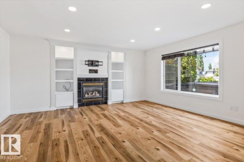 661 Bevington Place Nw, Edmonton, AB - Indoor With Fireplace