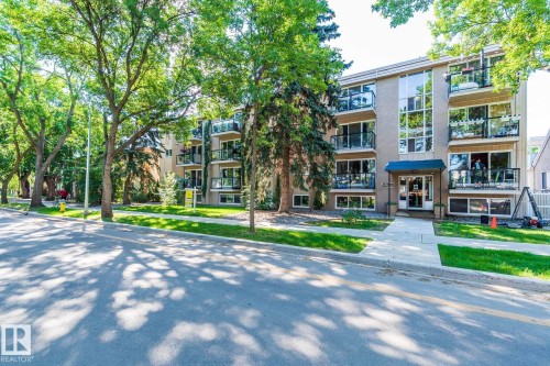 #204 10633 81 Av Nw, Edmonton, AB - Outdoor With Balcony With Facade