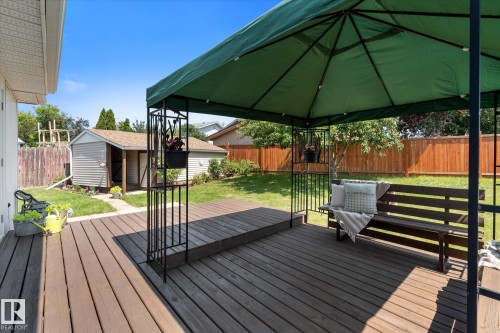 76 Chungo Crescent, Devon, AB - Outdoor With Deck Patio Veranda With Exterior