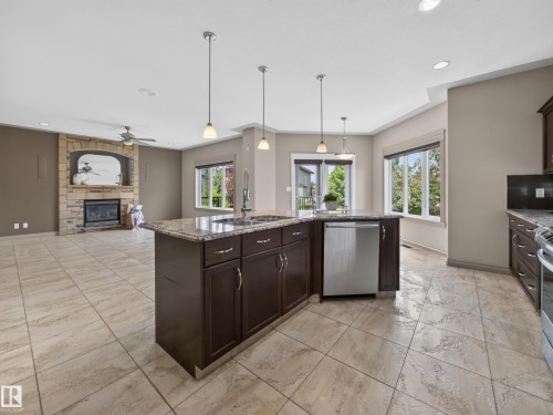 6502 37 Avenue, Beaumont, AB - Indoor Photo Showing Kitchen With Upgraded Kitchen