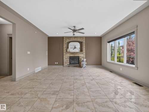 6502 37 Avenue, Beaumont, AB - Indoor With Fireplace