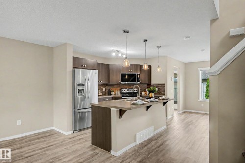 4218 Allan Link Link Sw, Edmonton, AB - Indoor Photo Showing Kitchen With Upgraded Kitchen