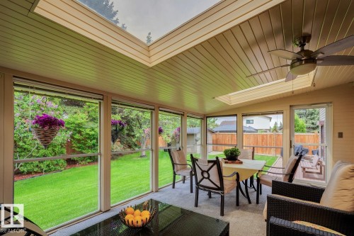 Sunroom - 15804 80 Street Nw, Edmonton, AB - Outdoor With Deck Patio Veranda With Exterior