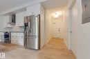 #102 10606 84 Av Nw, Edmonton, AB  - Indoor Photo Showing Kitchen With Stainless Steel Kitchen 