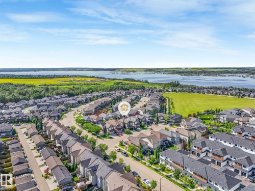 908 Goshawk Point(E) Nw, Edmonton, AB - Outdoor With Body Of Water With View