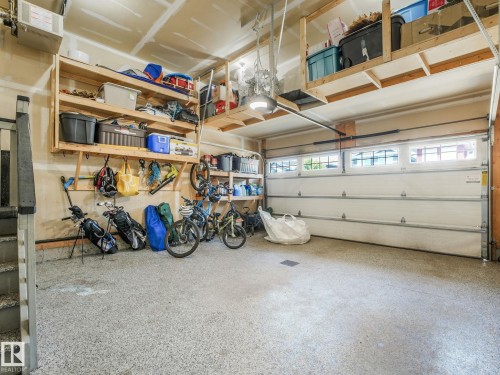 908 Goshawk Point(E) Nw, Edmonton, AB - Indoor Photo Showing Garage