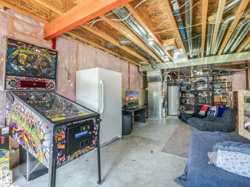 908 Goshawk Point(E) Nw, Edmonton, AB - Indoor Photo Showing Basement