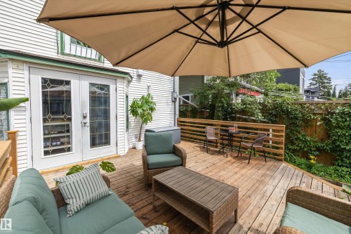 9851 86 Avenue Nw, Edmonton, AB - Outdoor With Deck Patio Veranda With Exterior